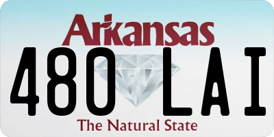 AR license plate 480LAI