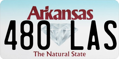 AR license plate 480LAS