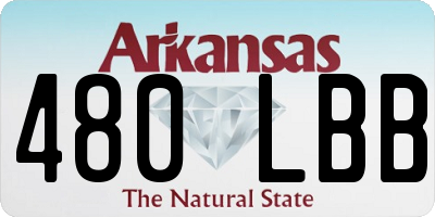 AR license plate 480LBB