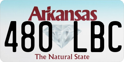 AR license plate 480LBC