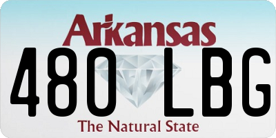 AR license plate 480LBG