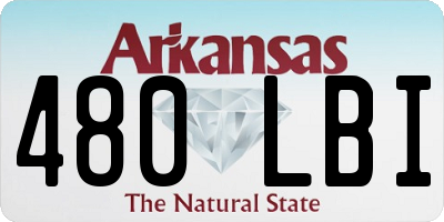 AR license plate 480LBI