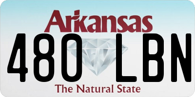 AR license plate 480LBN