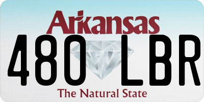 AR license plate 480LBR