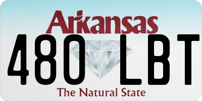 AR license plate 480LBT