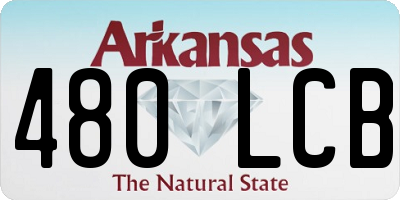 AR license plate 480LCB
