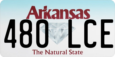 AR license plate 480LCE