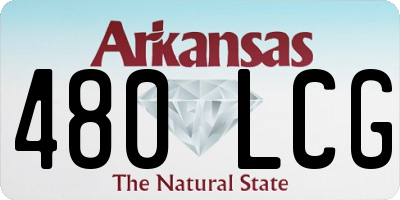AR license plate 480LCG