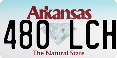 AR license plate 480LCH