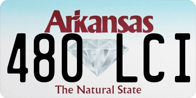 AR license plate 480LCI