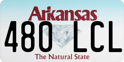 AR license plate 480LCL