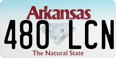 AR license plate 480LCN