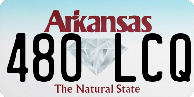 AR license plate 480LCQ