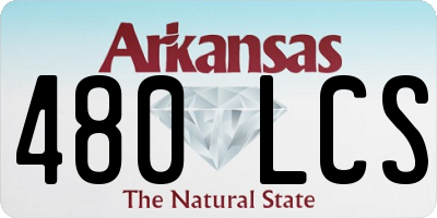 AR license plate 480LCS