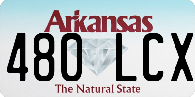 AR license plate 480LCX