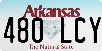 AR license plate 480LCY