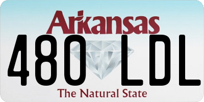 AR license plate 480LDL