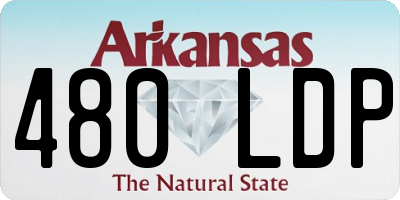 AR license plate 480LDP