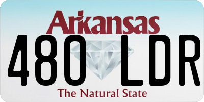 AR license plate 480LDR