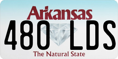 AR license plate 480LDS