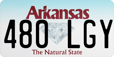 AR license plate 480LGY