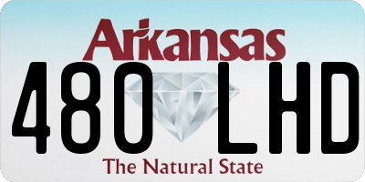 AR license plate 480LHD