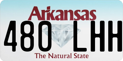 AR license plate 480LHH