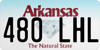 AR license plate 480LHL
