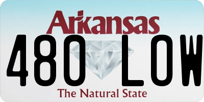 AR license plate 480LOW