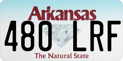 AR license plate 480LRF