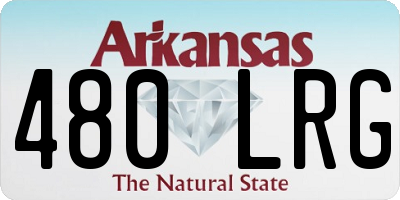 AR license plate 480LRG