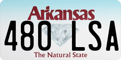 AR license plate 480LSA