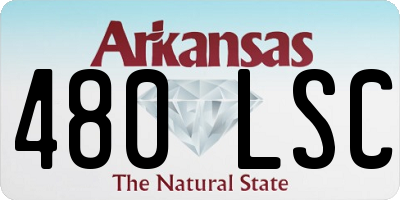 AR license plate 480LSC