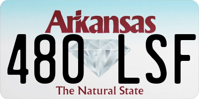 AR license plate 480LSF
