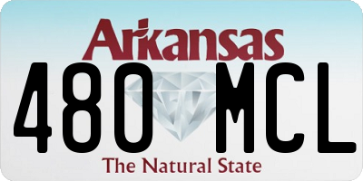 AR license plate 480MCL