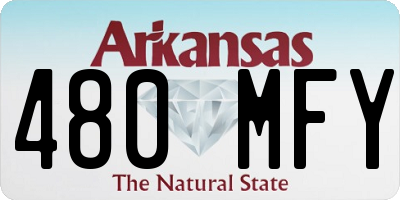 AR license plate 480MFY