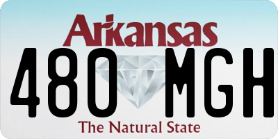 AR license plate 480MGH