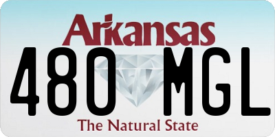 AR license plate 480MGL