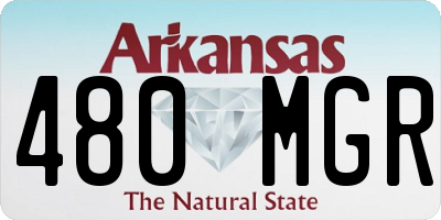 AR license plate 480MGR
