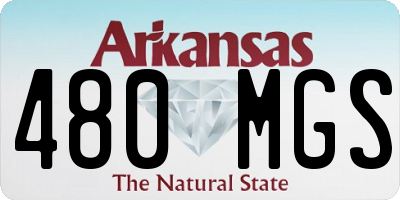 AR license plate 480MGS