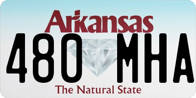 AR license plate 480MHA