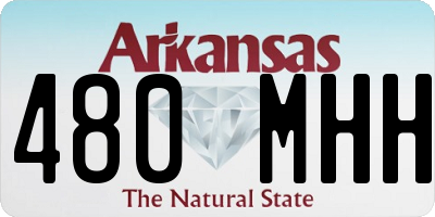 AR license plate 480MHH