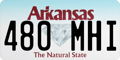AR license plate 480MHI