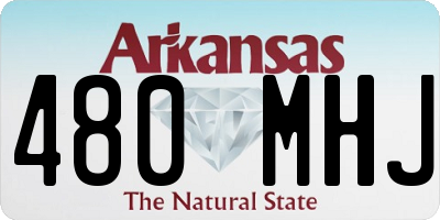 AR license plate 480MHJ