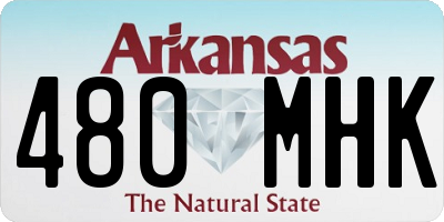 AR license plate 480MHK