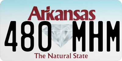 AR license plate 480MHM