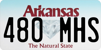 AR license plate 480MHS
