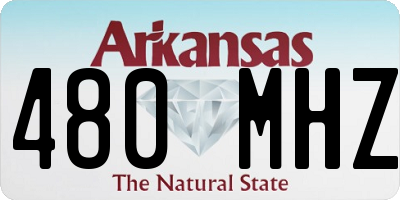 AR license plate 480MHZ