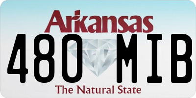 AR license plate 480MIB