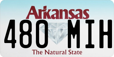 AR license plate 480MIH